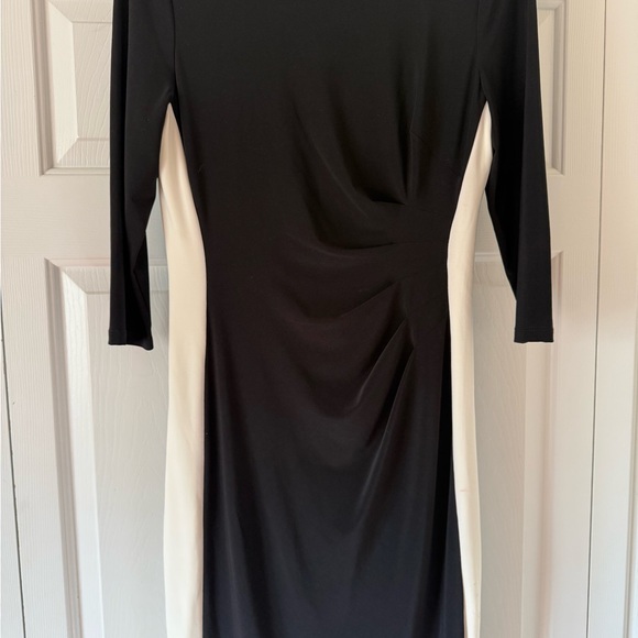 Ralph Lauren Dresses & Skirts - Ralph‎ Lauren Black and Cream Long Sleeve Dress